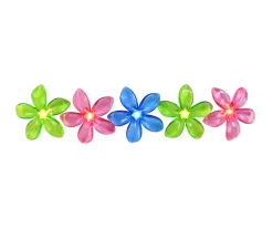 Northlight Multi-Color Flower Light Set, 10-Lights