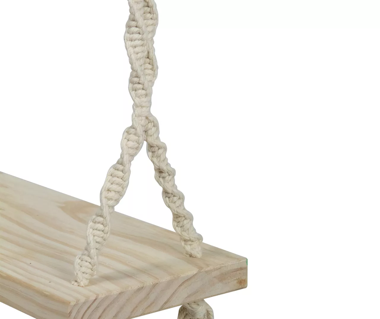 Northlight Rope Wooden Swing Chair - Image 4