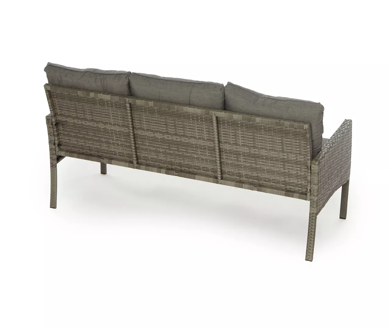 Valencia All-Weather Wicker Cushioned Patio Sofa & Ottoman Set - Image 5