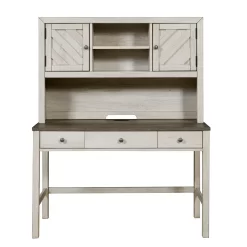 Riverwood Desk With Hutch & USB Charging