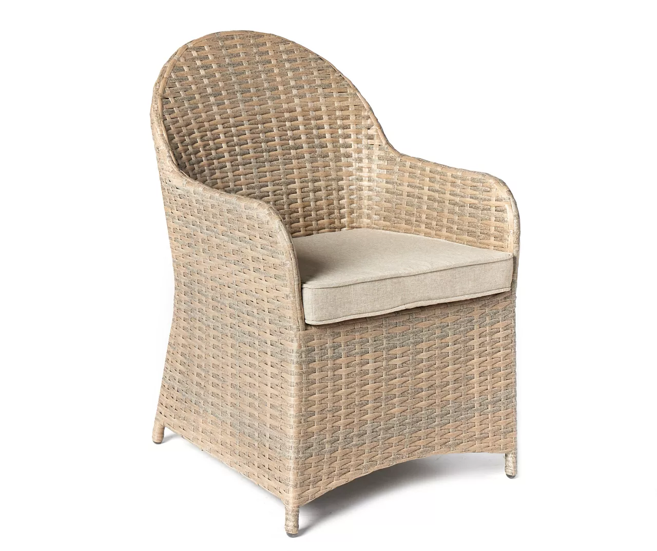 Broyhill Yorktown All-Weather Wicker Cushioned Patio Armchair - Image 3