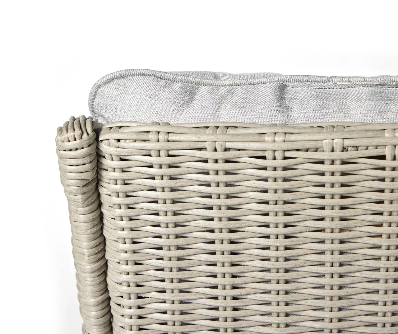 Broyhill Pembroke All-Weather Wicker 3-Piece Cushioned Patio Rocker & Side Table Set - Image 5