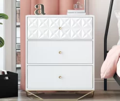 Blair White 3-Drawer Dresser