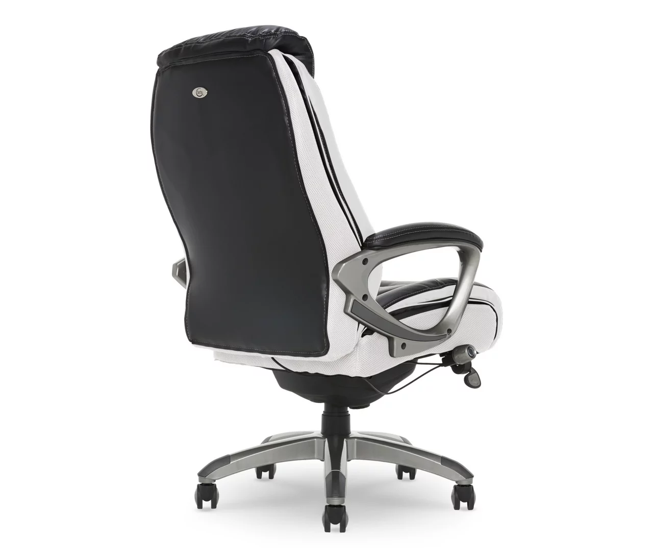 Lautner Black Executive Bonded Leather Office Chair - Image 3