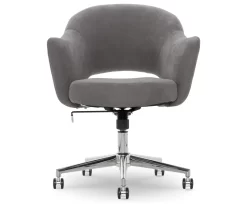 Valetta Gray Microfiber Office Chair