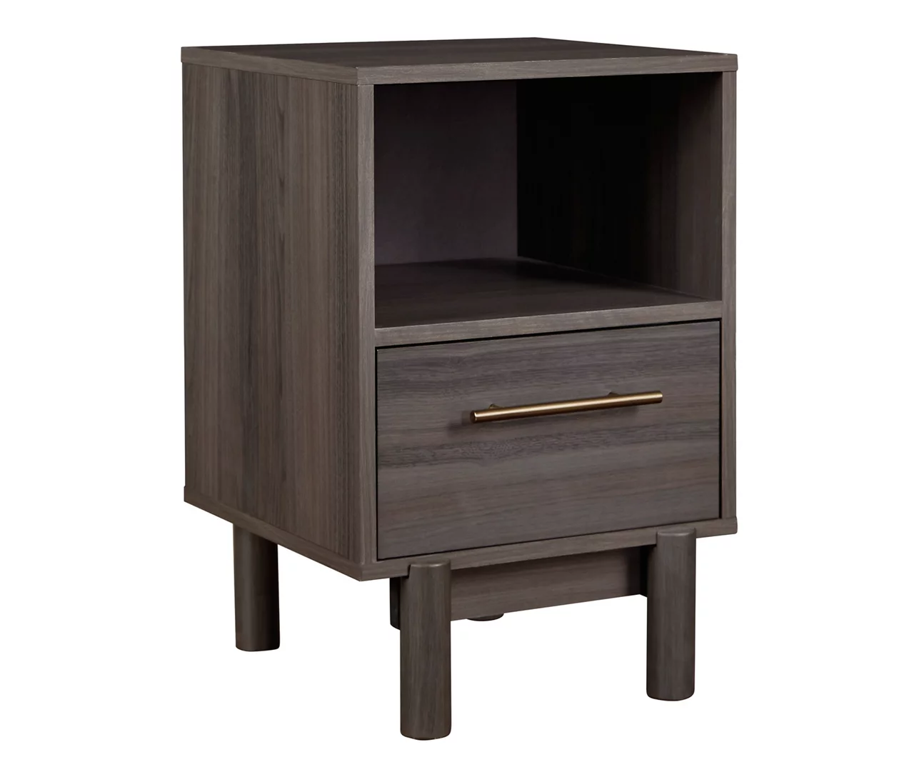 Brymont Dark Gray Nightstand