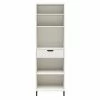 Evolution Vantage White 5-Shelf Open Cabinet