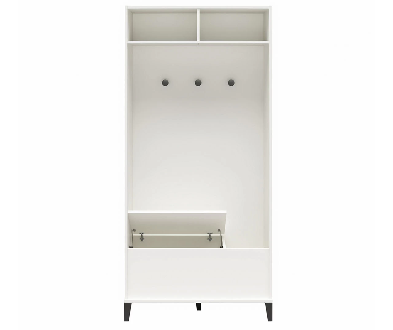 Evolution Amplus White Gym Storage Cabinet - Image 2