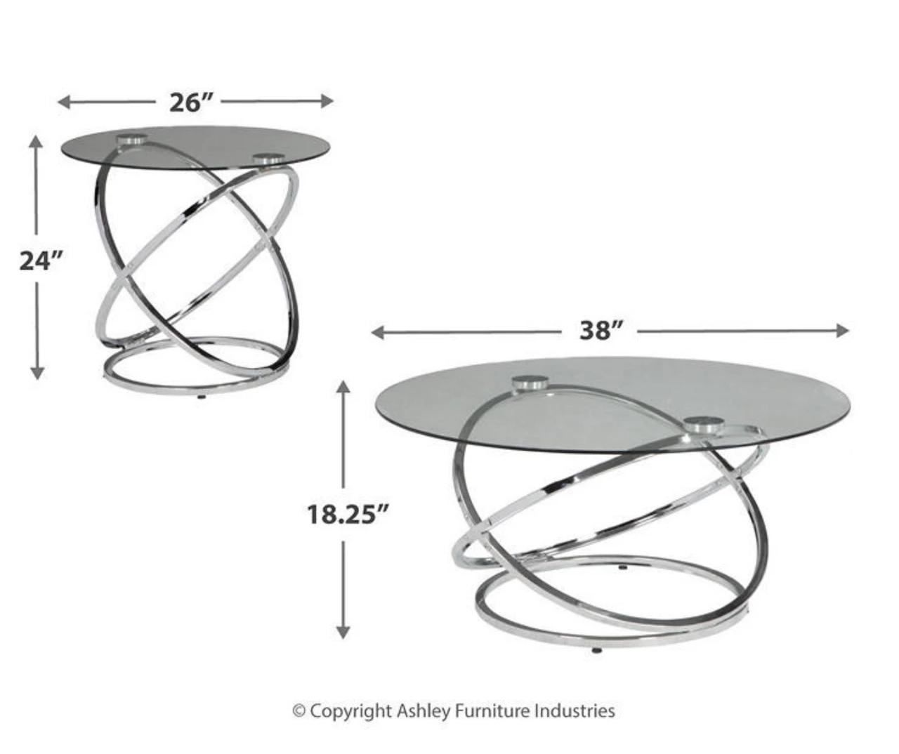 Hollynx 3-Piece Occasional Table Set - Image 5