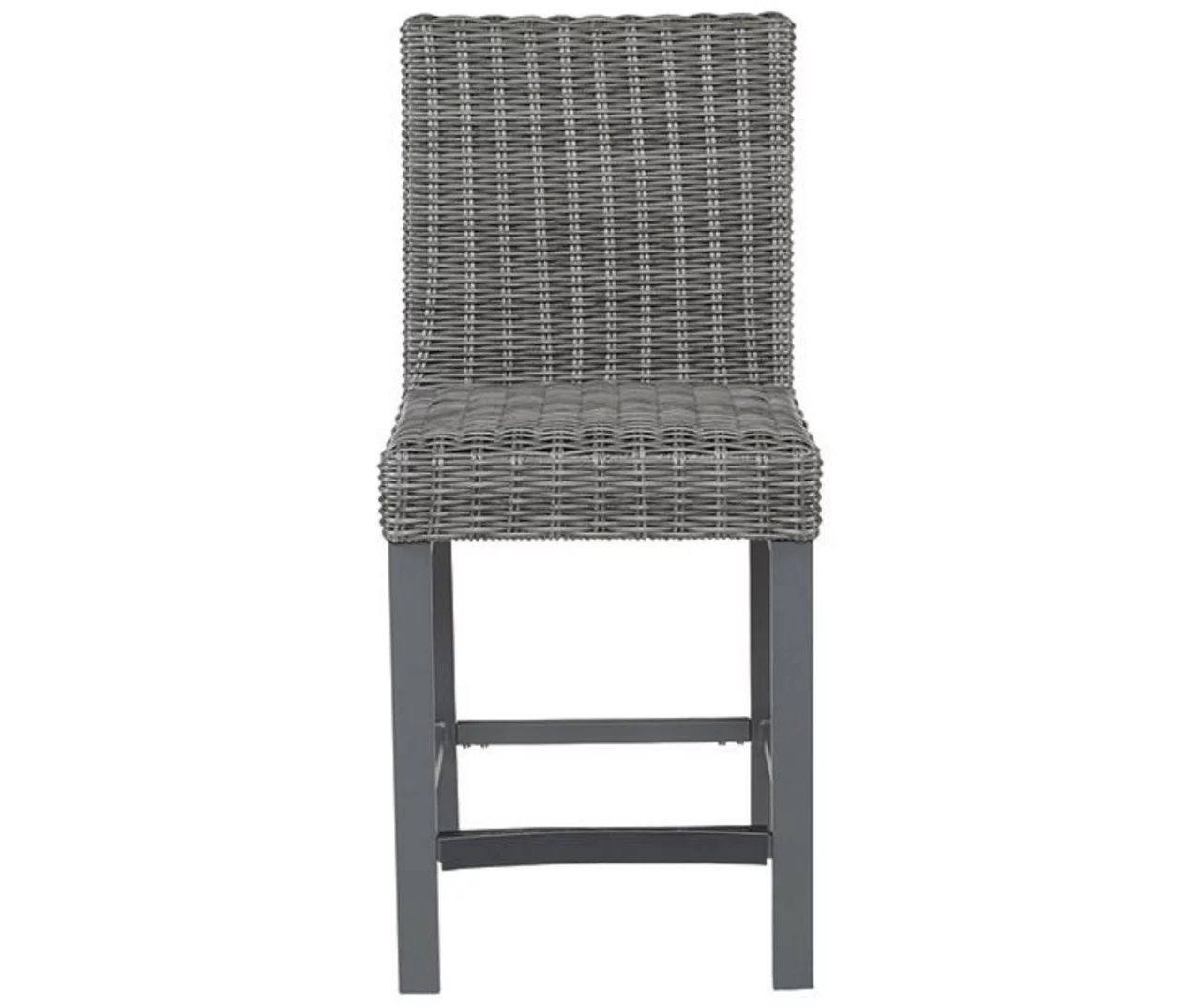 45.1" Palazzo All-Weather Wicker Patio Bar Stools, 2-Pack - Image 3