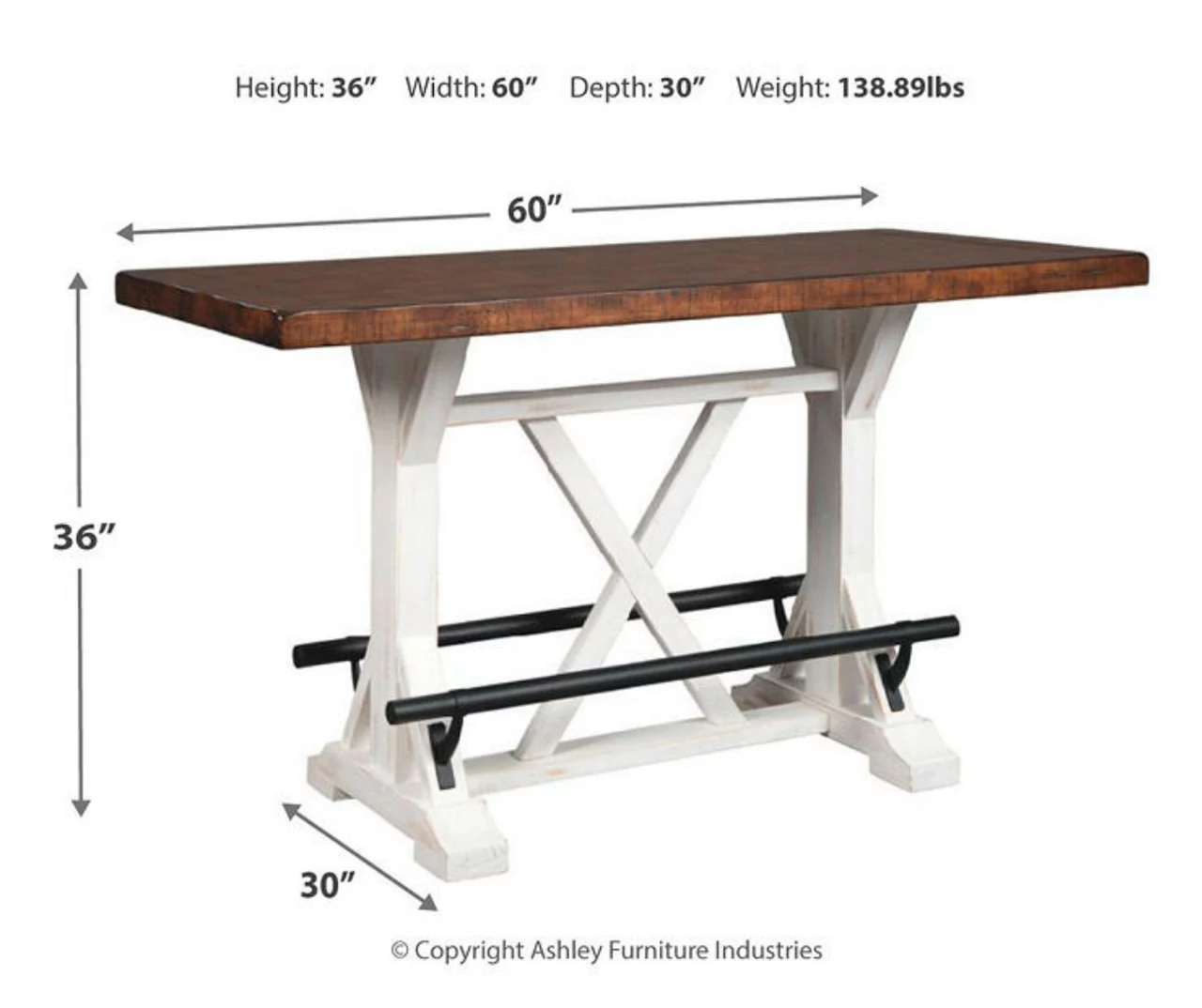 Valebeck Counter-Height Dining Table - Image 3