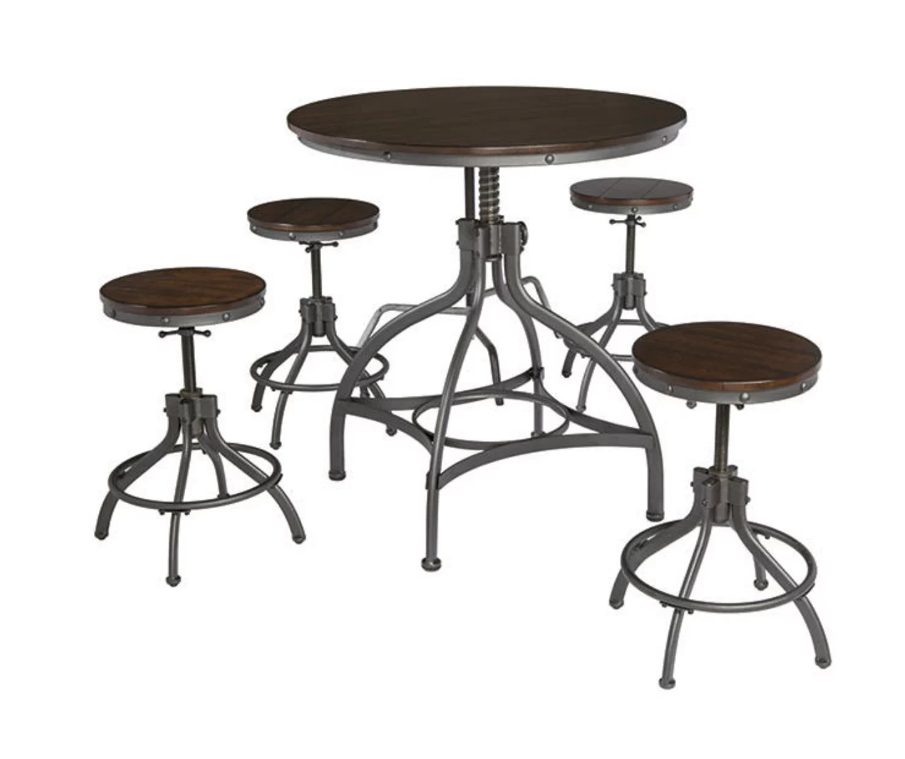 Odium 5-Oiece Counter-Height Dining Set - Image 3