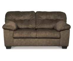 Accrington Earthy Brown Loveseat