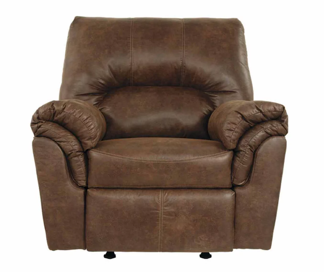 Bladen Coffee Faux Leather Rocker Recliner