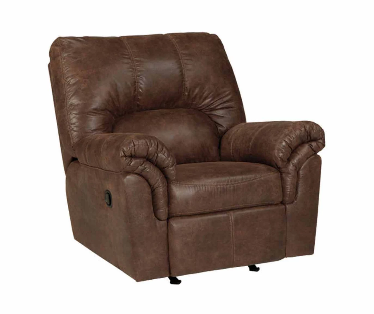 Bladen Coffee Faux Leather Rocker Recliner - Image 5