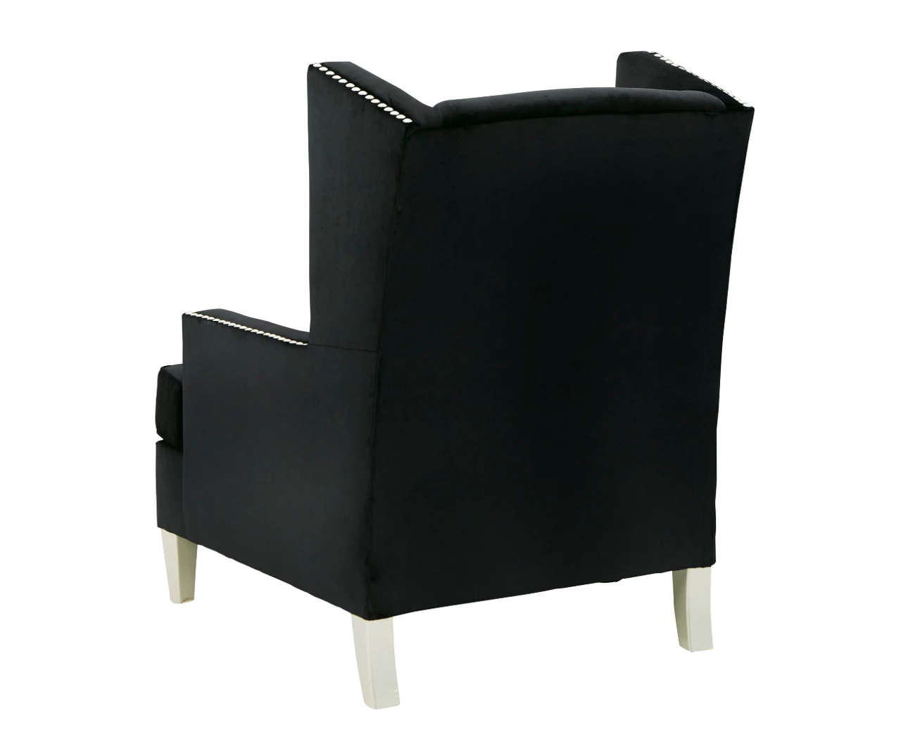 Harriotte Black Accent Chair - Image 3