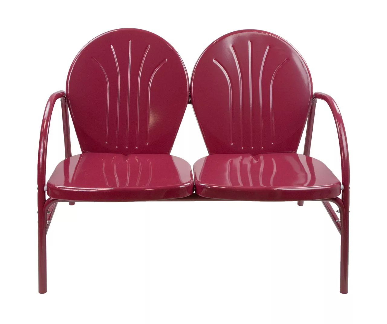 Northlight Retro Tulip Metal Patio Loveseat - Image 2