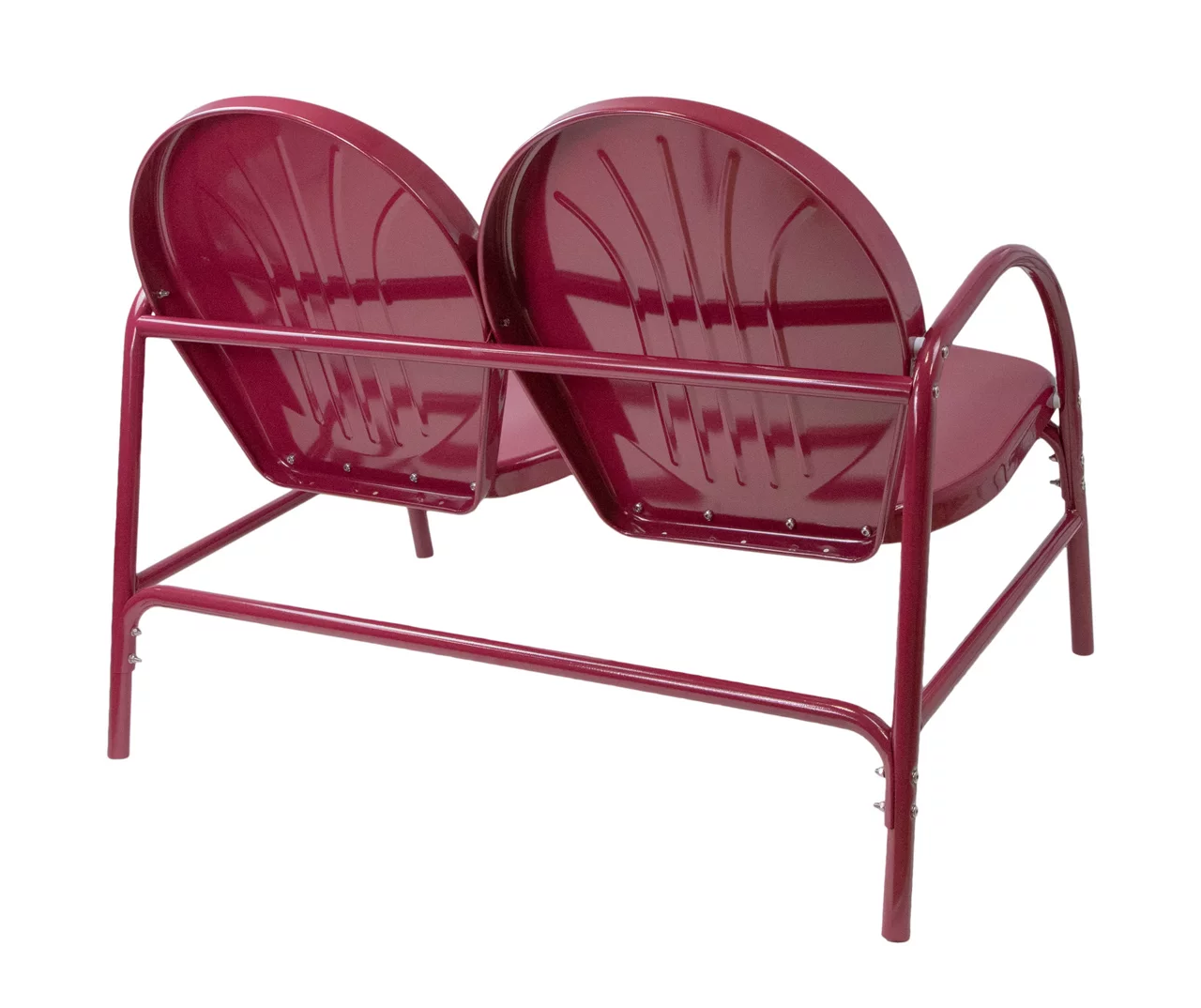 Northlight Retro Tulip Metal Patio Loveseat - Image 7