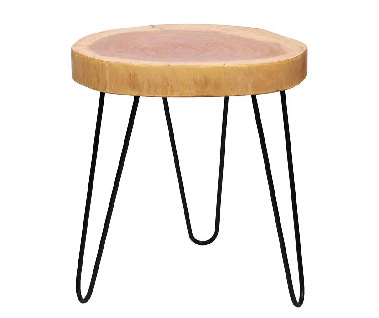 Live Edge Acacia Side Table