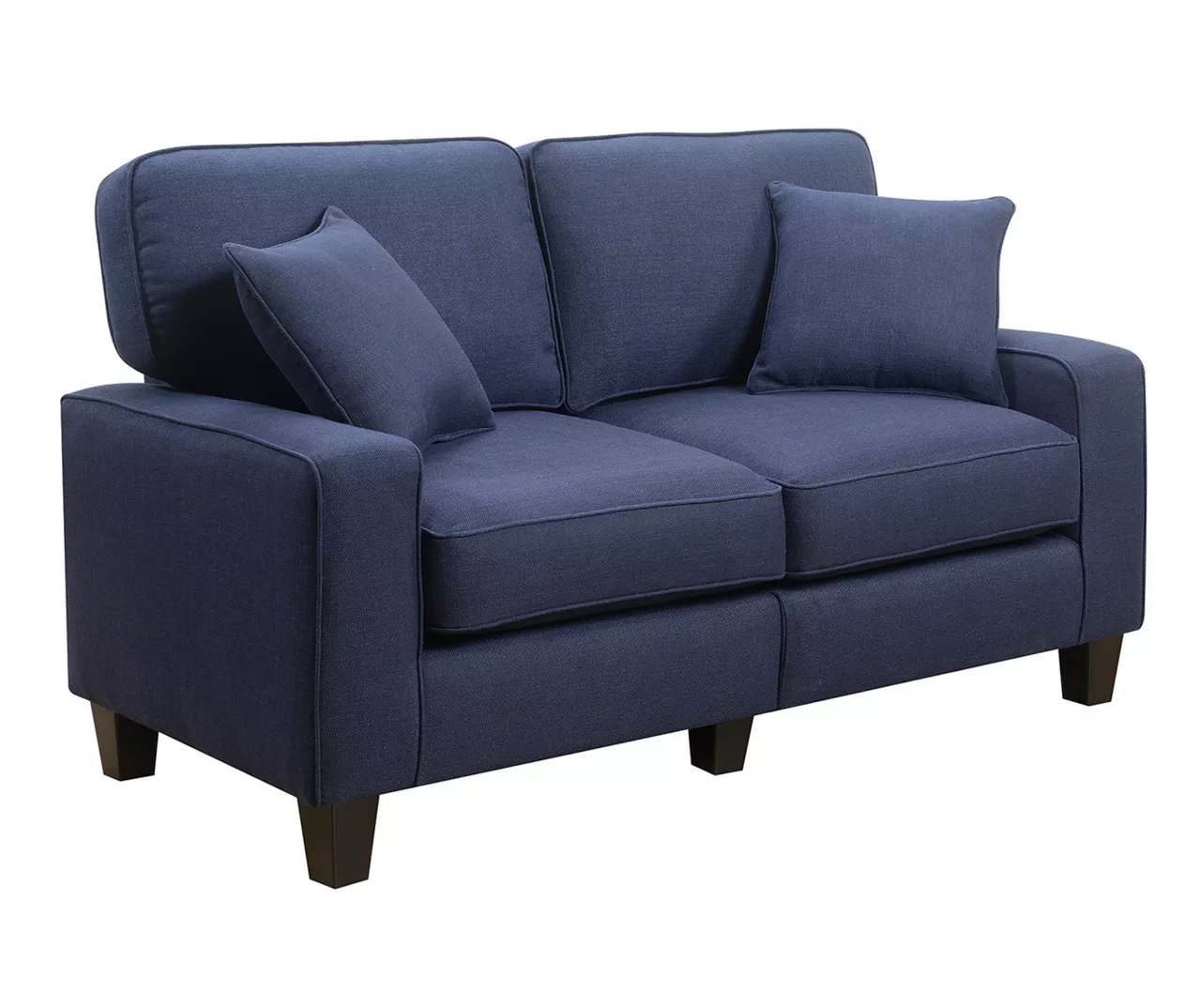 Palisades Navy Blue Loveseat - Image 4