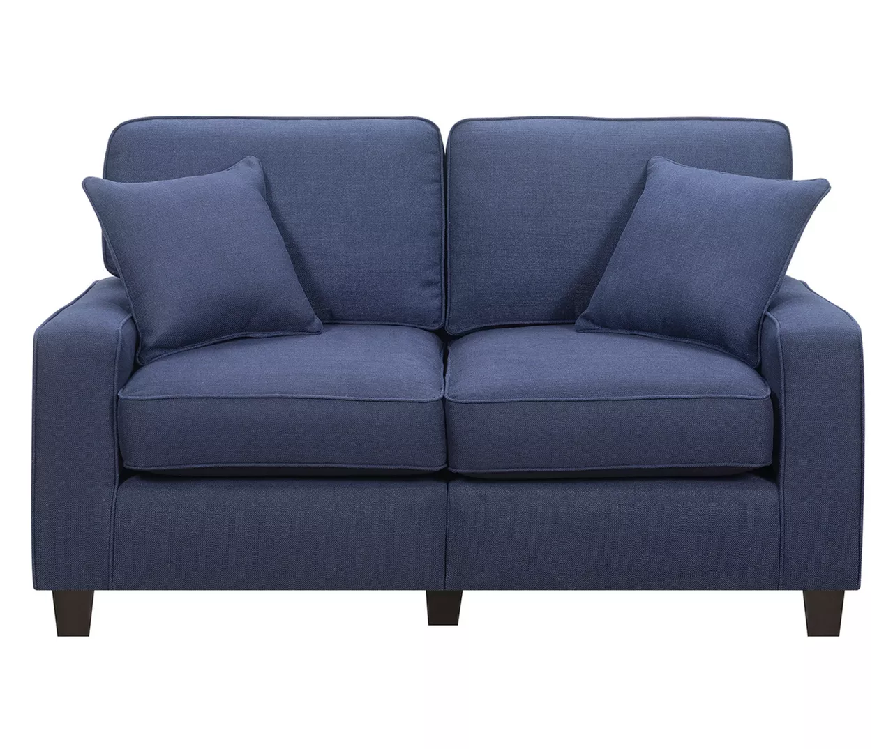 Palisades Navy Blue Loveseat