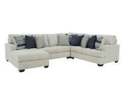 Signature Design By Ashley Lowder Stone 4-Piece Sectional With Left-Facing Chaise