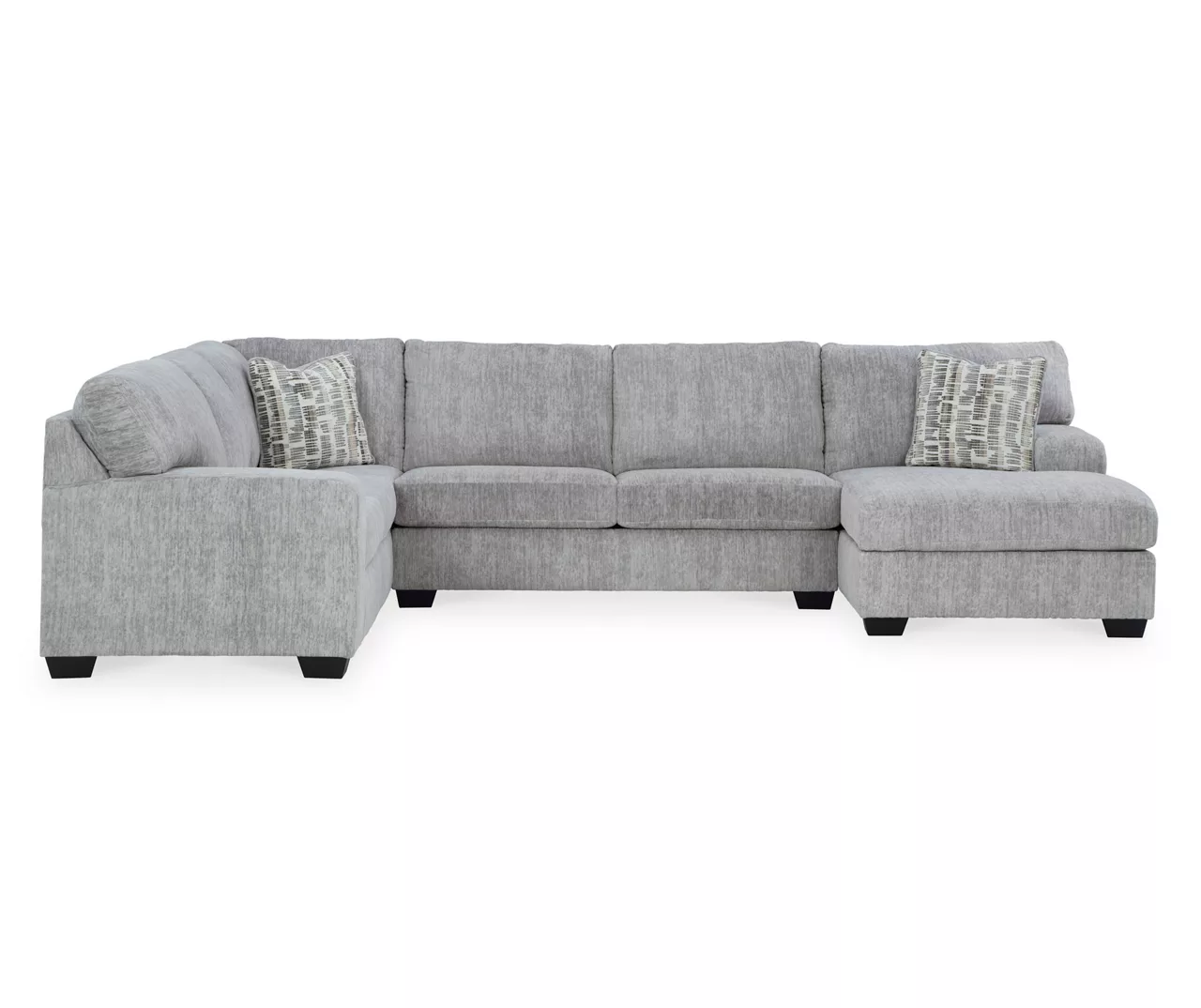 Broyhill Pembrey Pewter 3-Piece Sectional - Image 3